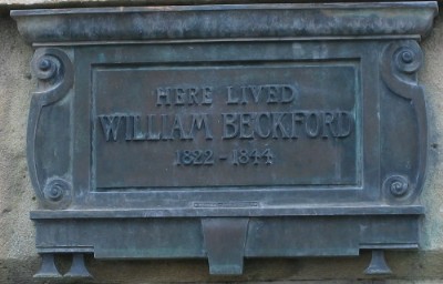 William Beckford plaque