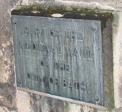 City Wall plaque