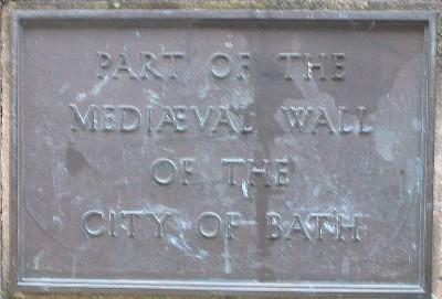 City Wall plaque