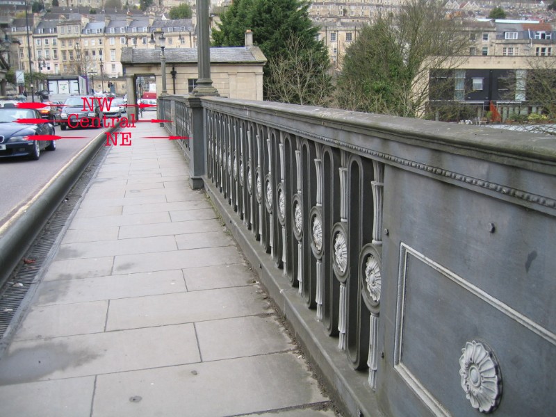 Cleveland Bridge north ballustrade