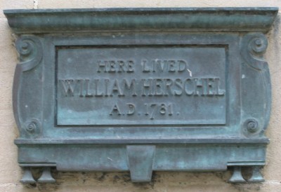 Sir William Herschel plaque
