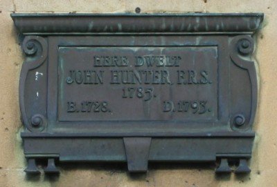 John Hunter plaque