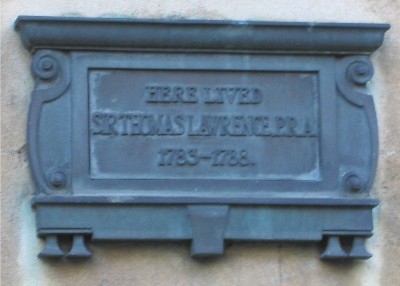 Sir Thomas Lawrence plaque
