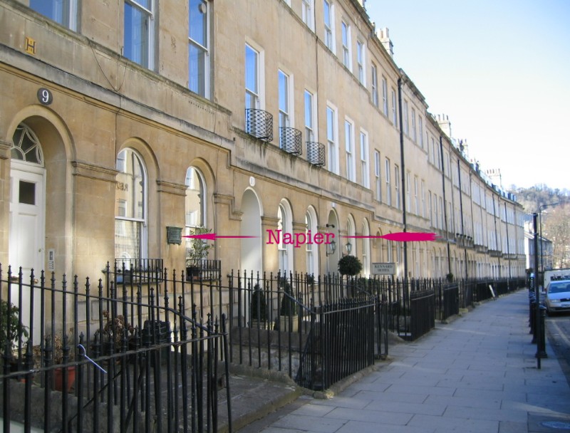 Location of plaque at 9 Henrietta Street