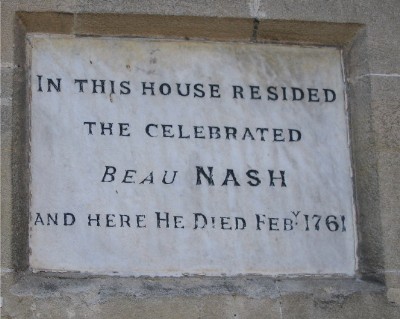 Wall tablet to
          Beau Nash on "Popjoy's"