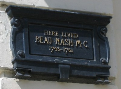 Richard Nash,
          (Beau Nash) plaque