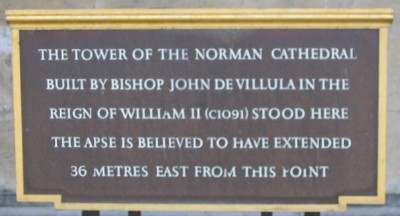 Norman Cathedral plaque