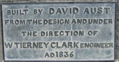 North Parade Bridge north side plaque