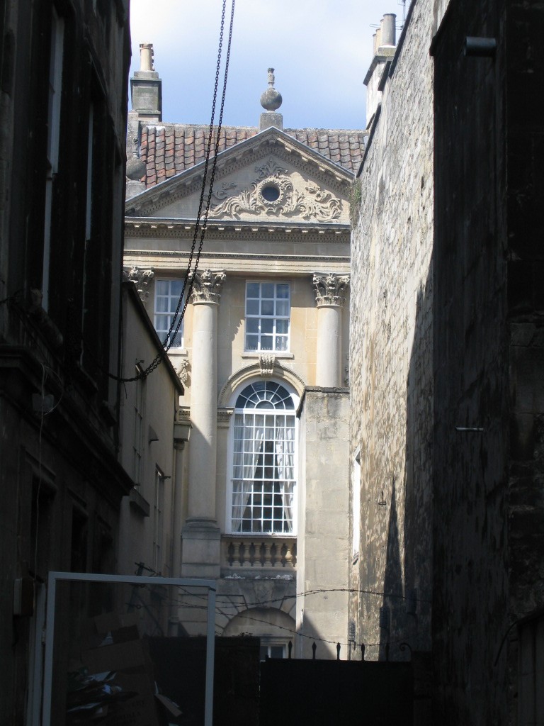 Location of plaque at Lilliput Alley, North Parade