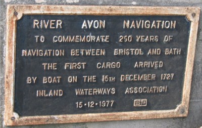 River Avon Navigation plaque