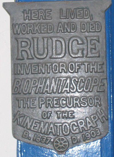 Plaque to John
          Arthur Roebuck Rudge