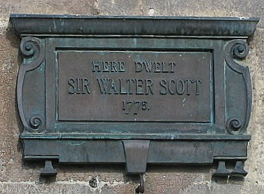 Sir Walter Scott plaque