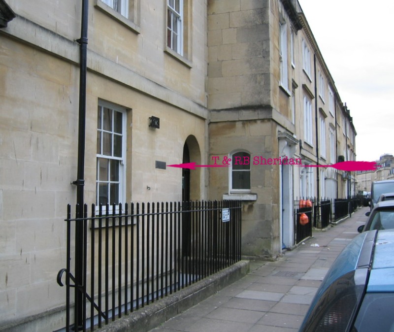 Location of plaque at 9, New King Street