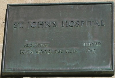 St John's Hospital plaque