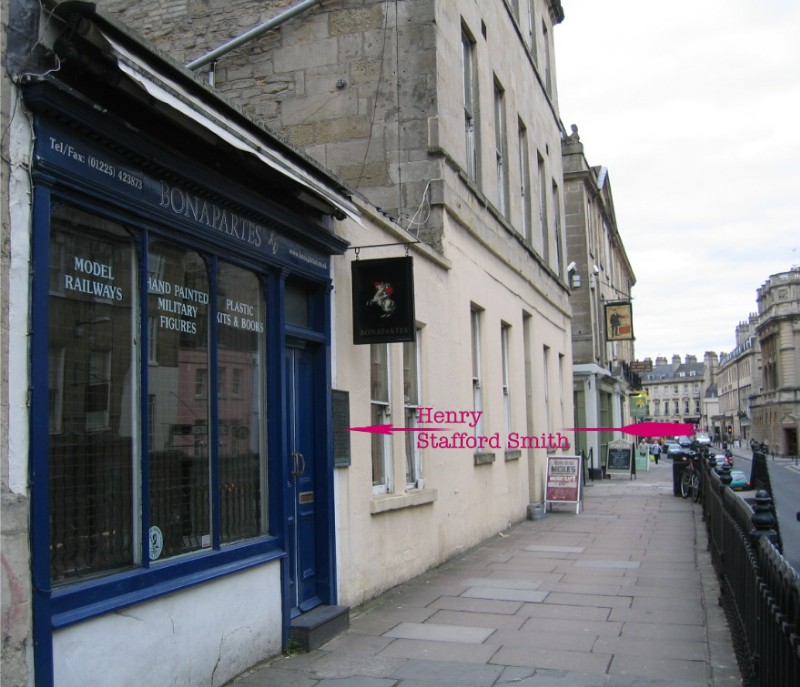 Location of plaque at 13 George Square