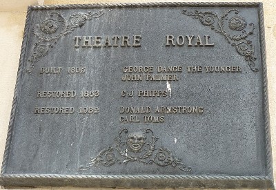 Theatre Royal plaque