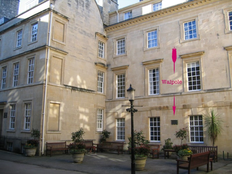 Location of plaque at Chapel Court, St.John's Hospital