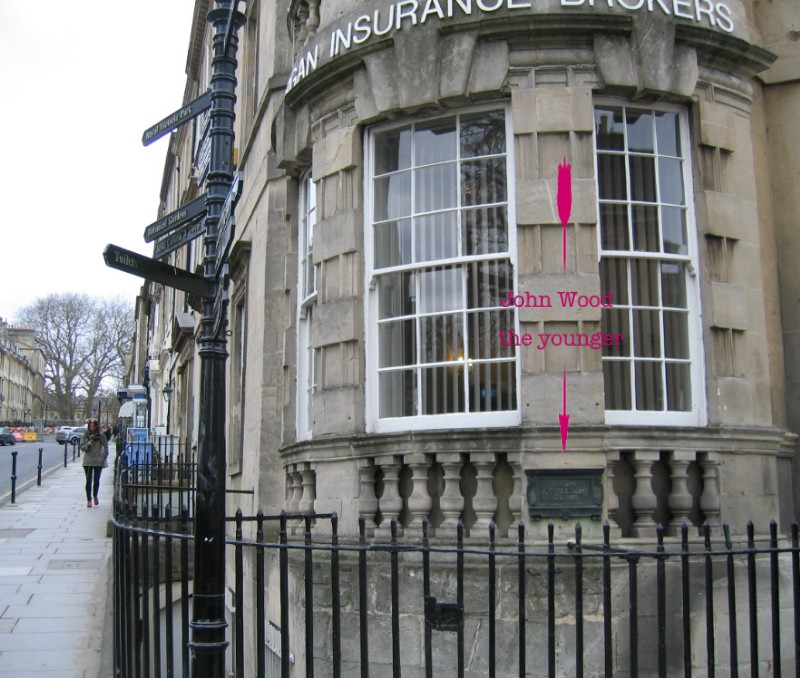 Location of plaque at 41 Gay Street
