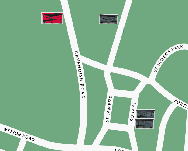 Thomas Barker location map