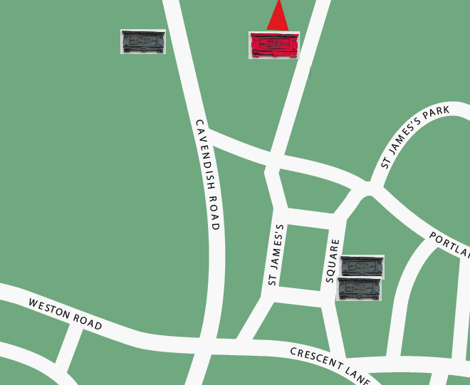 William Beckford location map