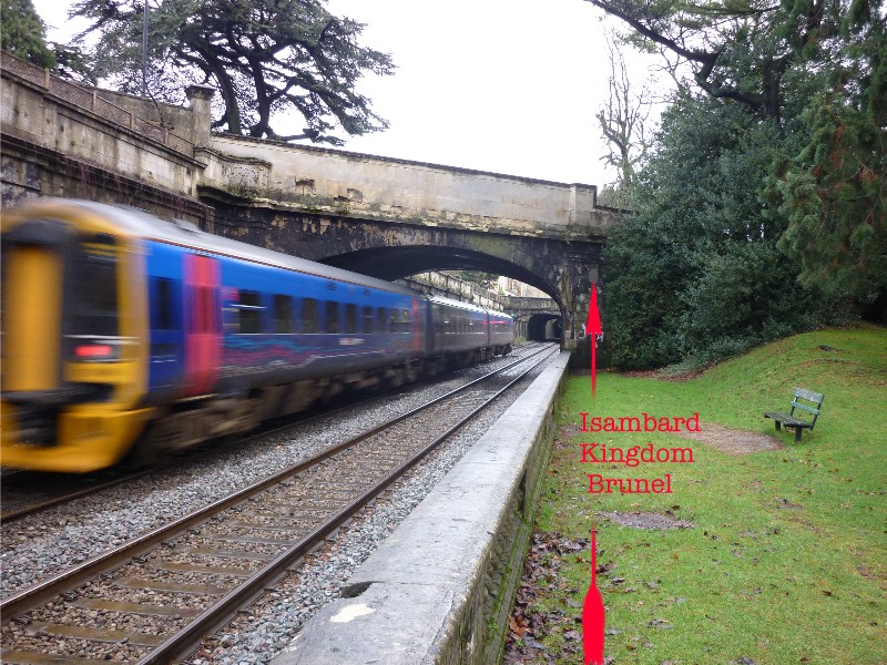 Location of plaque at Sydney Gardens