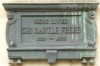 Sir Bartle Frere plaque