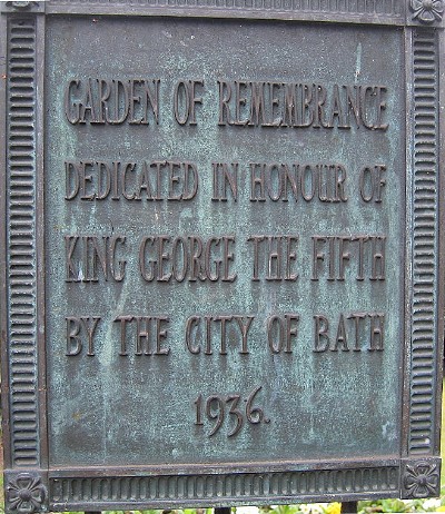 Garden of Remembrance plaque
