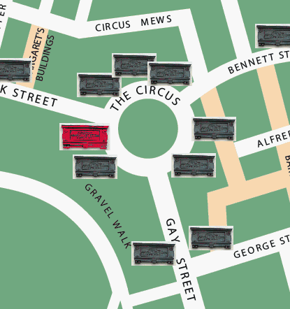Frederic, Lord Leighton location map
