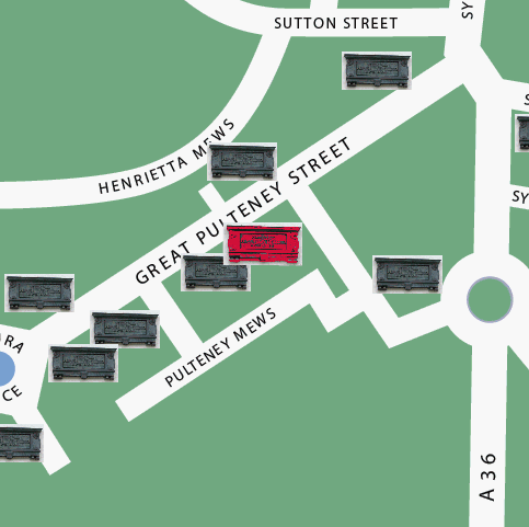 Louis Napoleon Bonaparte, Emperor Napoleon III location map