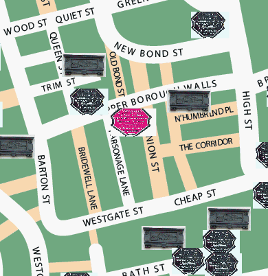 RNHRD plaque location map