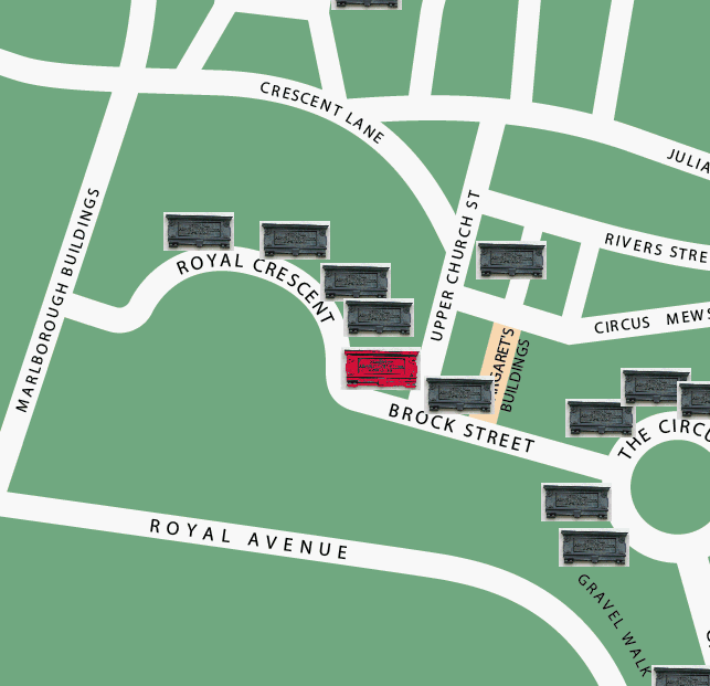 George Saintsbury location map
