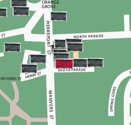 Sir Walter Scott location map