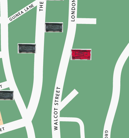 Robert Southey location map