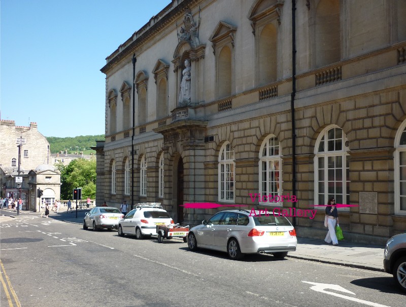 Location of plaque at Victoria Art Gallery