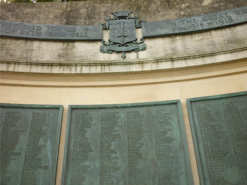 World War I section at War Memorial