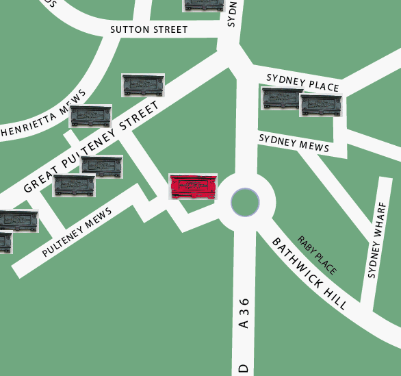 Fred E Weatherly location map