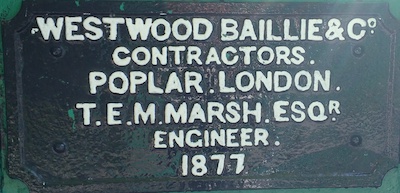 Widcombe
        Foorbridge construction plaque