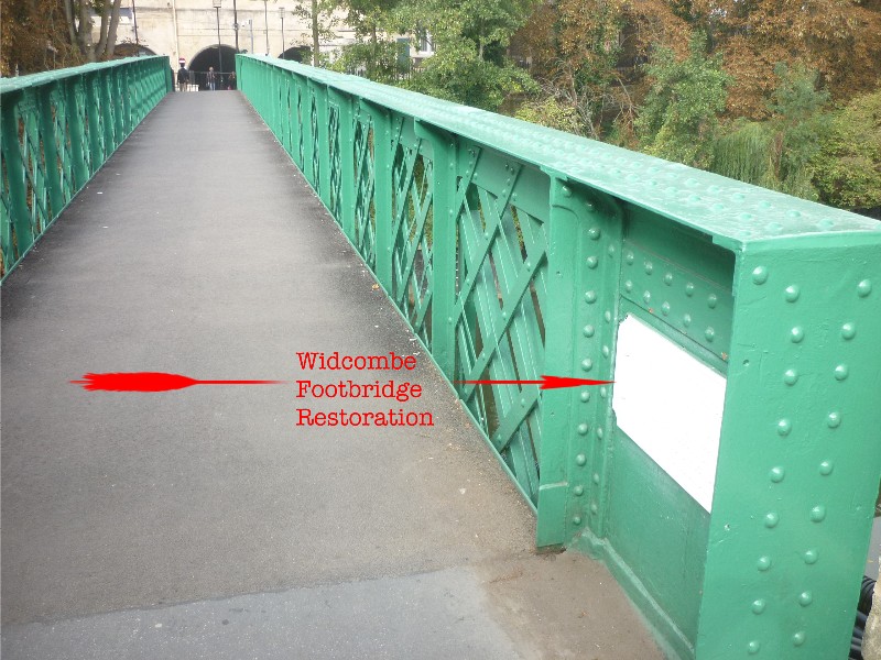 Widcombe Footbridge
        Restored